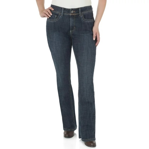 Lee Riders Women's Slender Stretch Bootcut Jean in Dark Denim | SZ 16M | 130M486 - Picture 1 of 15